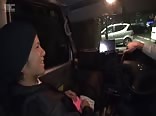 筋肉イケメン先輩とカーセックス