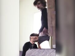 18 year old Blond boy blowjob 4
