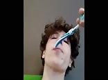 18 year old Uncircumcised boy plays 