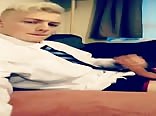 18 yo in School Uniform Wanks