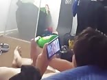 18yo twink cums for friend