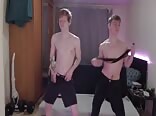 2 friends shaking asses and willys boys porn