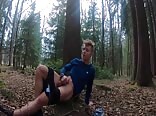 A Cutie Cumming in the Woods -2 ...