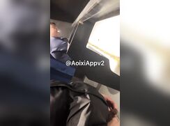 A male is pissing in the toilet 20