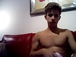 A smooth and fantastic boy masturbates