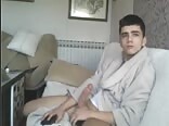 A103.  Blond teen wanks on chair
