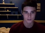 A103. Handsome boy on webcam