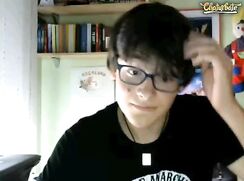 A103. Twink Boy in glasses webcam