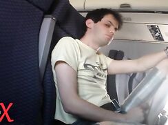 A103. Wanking in a plane
