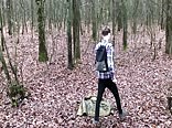 AA Vid - Gay porn amateur twink wanks in the woods
