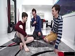 AA Vid - Gay porn boys and daddy threesome