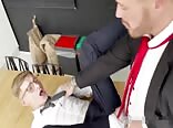 AA Vid - Gay porn nerdy blond twink banged hard amateur tube