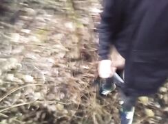 ABX Clips - Boy cums in the woods