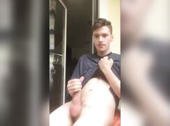 ABX Clips - Horny boy with a big cock