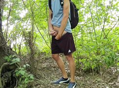 ABX Clips - Series - Outdoor jerk off and cumming
