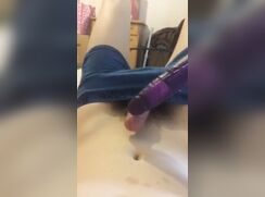 ABX Clips - Series - Teen boy cumming on his stomach with dildo