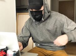 [ABX][5][501] - Amateur straight college boy can't hold his cumload any longer