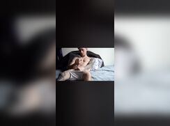 Alex jerks off in bed