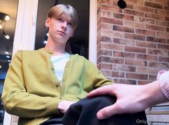 Alfie Palmer short suck and rimming during interview