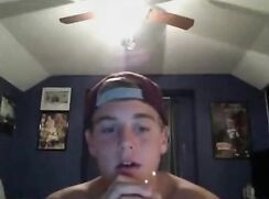 American Boy Jackin Off