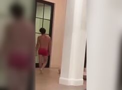 asher angel in undies