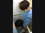 ASIAN BJ IN BATHROOM