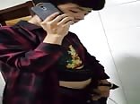 Asian boy porn caught peeing