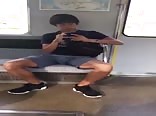 Asian Boy Public Boner Caught