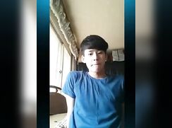 Asian QT making milk on cam