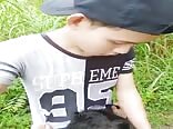 Asian Twinks after school in nature boys porn