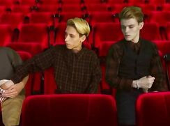 At the  movies