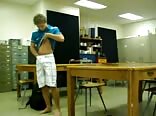 Aussie boys porn masturbating at school during detention
