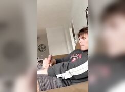 Aussie Twink Jerks & Cums 201