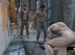 ♥ Back alley ganbang ♥