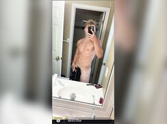Baited connor jerks for a girl on snap