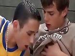 Banging My Gay Sex Best Friend's Ass Outdoors