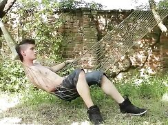 Bareback  flip flop outdoor