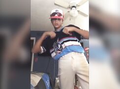 Baseball Boy Changing Clothes