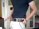 Baseball hat boys porn beats off his nice hairy cock