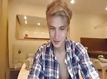 Beautiful blonde twink
