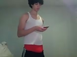 Beautiful Boy On Webcam