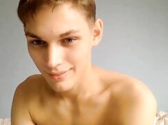 Beautiful twink shows it all