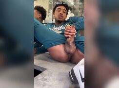 Big dicked boy paid to bust a nut