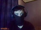 Big Dicked Twink's Masked Wank