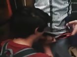 bj on the train