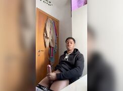 Black college boy dorm room jacking twink porn