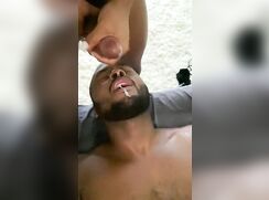Black Cum Facial 301