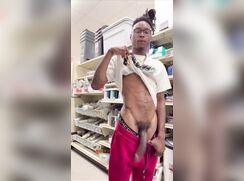 Black Gaymer Whips Out His *HOOK* In Target’!