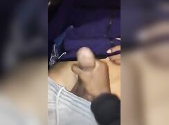 Black teen jerks off cum.