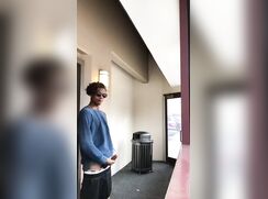 Black Twink Risk Public Cum